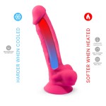 SILEXD - MODELLO PENE REALISTICO 18 VIBRAZIONE ROSA + TELECOMANDO LRS